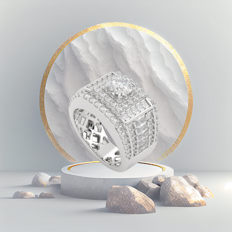 Mens Silver Ring Wholesale 8A Zircon 925 Sterling Silver Fashion Ruby Customize Diamond Vietnam Manufacturer 2