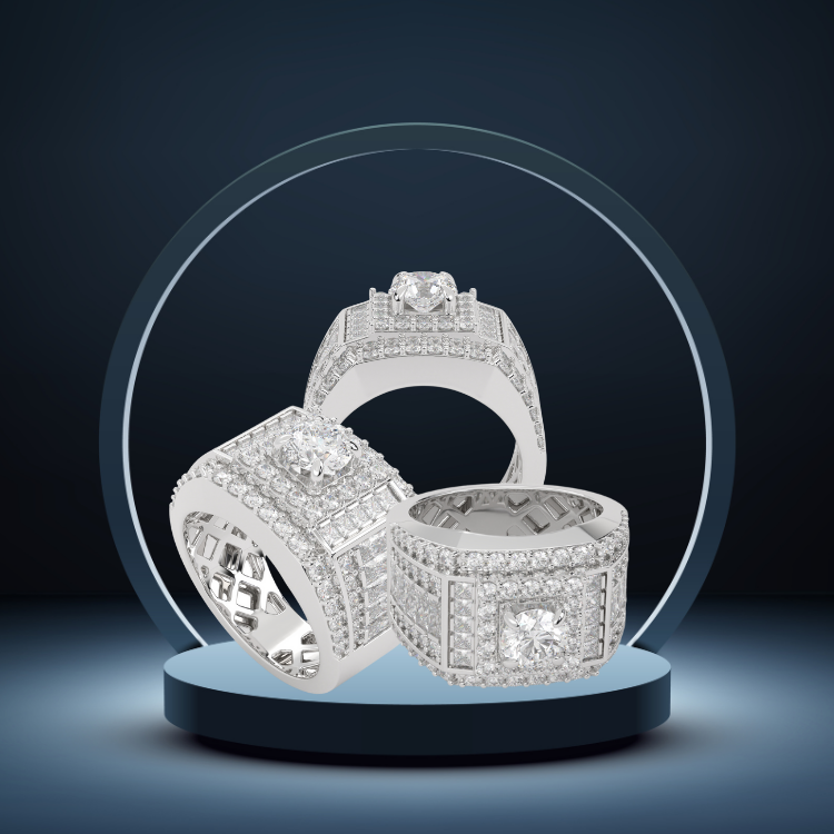 Mens Silver Ring Wholesale Graceful Silver Craftsmanship Fashion Ruby Custom Design From Vietnam Manufacturer 1