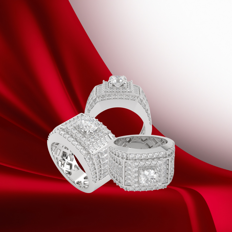Mens Silver Ring Wholesale Graceful Silver Craftsmanship Fashion Ruby Custom Design From Vietnam Manufacturer 4