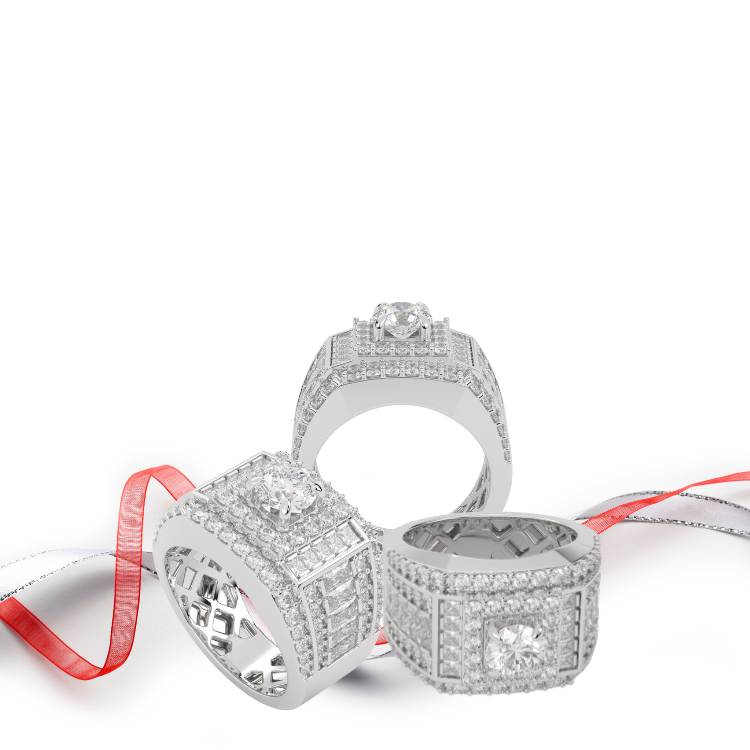 Mens Silver Ring Wholesale Graceful Silver Craftsmanship For Men Ruby Customize Diamond Made In Vietnam Manufacturer 4