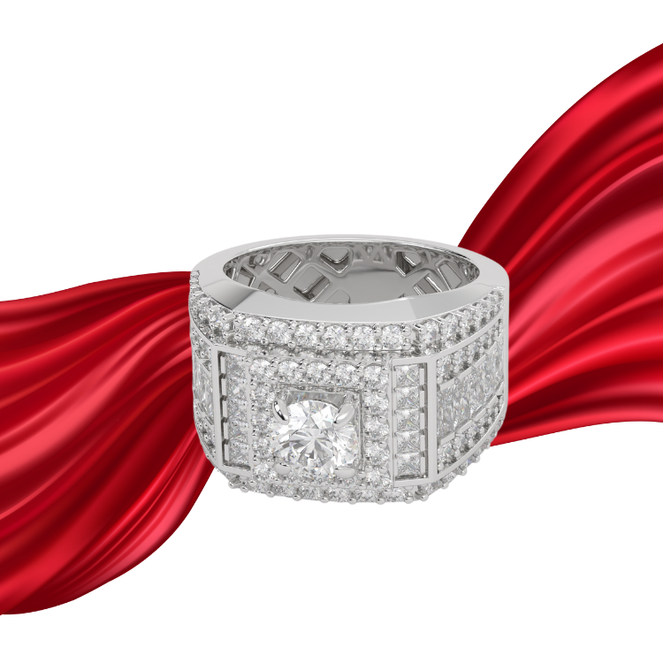 Mens Silver Ring Wholesale Graceful Silver Craftsmanship For Men Ruby Customize Diamond Made In Vietnam Manufacturer 6