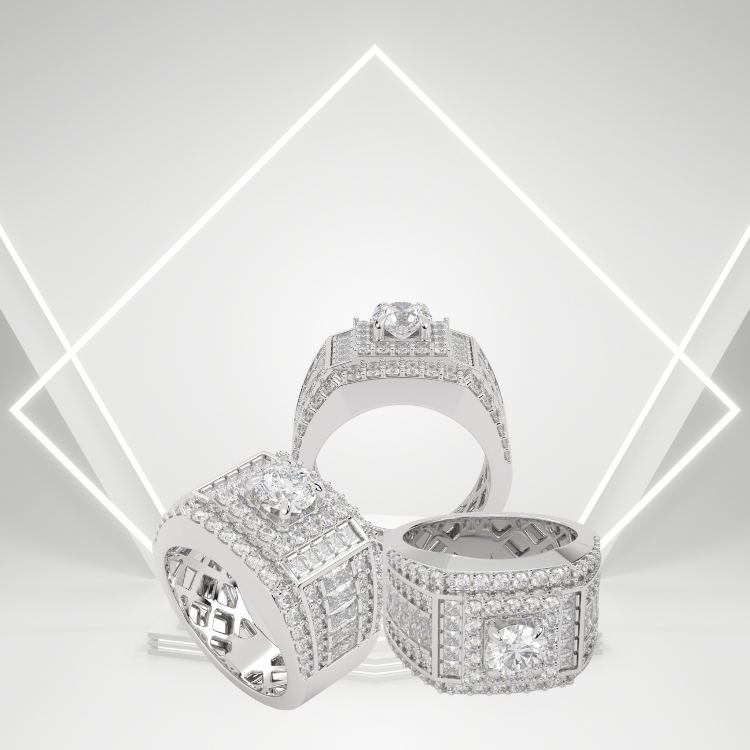 Mens Silver Ring Wholesale Graceful Silver Craftsmanship For Men Ruby Customize Diamond Made In Vietnam Manufacturer 3