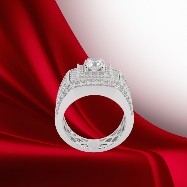 Mens Silver Ring Wholesale Graceful Silver Craftsmanship For Men Ruby Customize Diamond Made In Vietnam Manufacturer 5