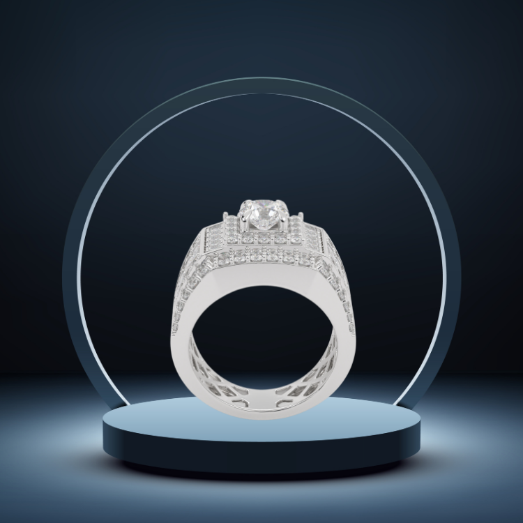 Mens Silver Ring Wholesale Graceful Silver Craftsmanship For Men Ruby Customize Diamond Made In Vietnam Manufacturer 2