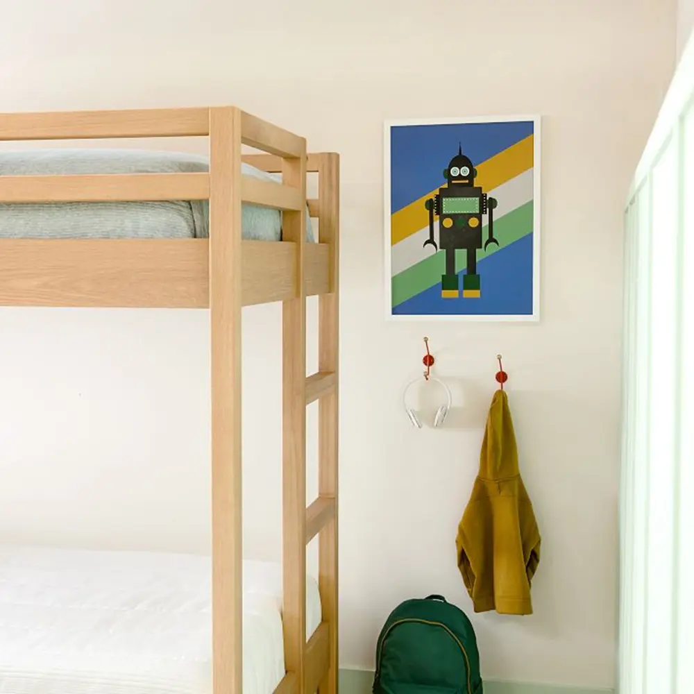 Modern Home Furniture Solid Pine Wood Bunk Bed Frame with Storage Simply Elegant Design by Vietnam Maker 3