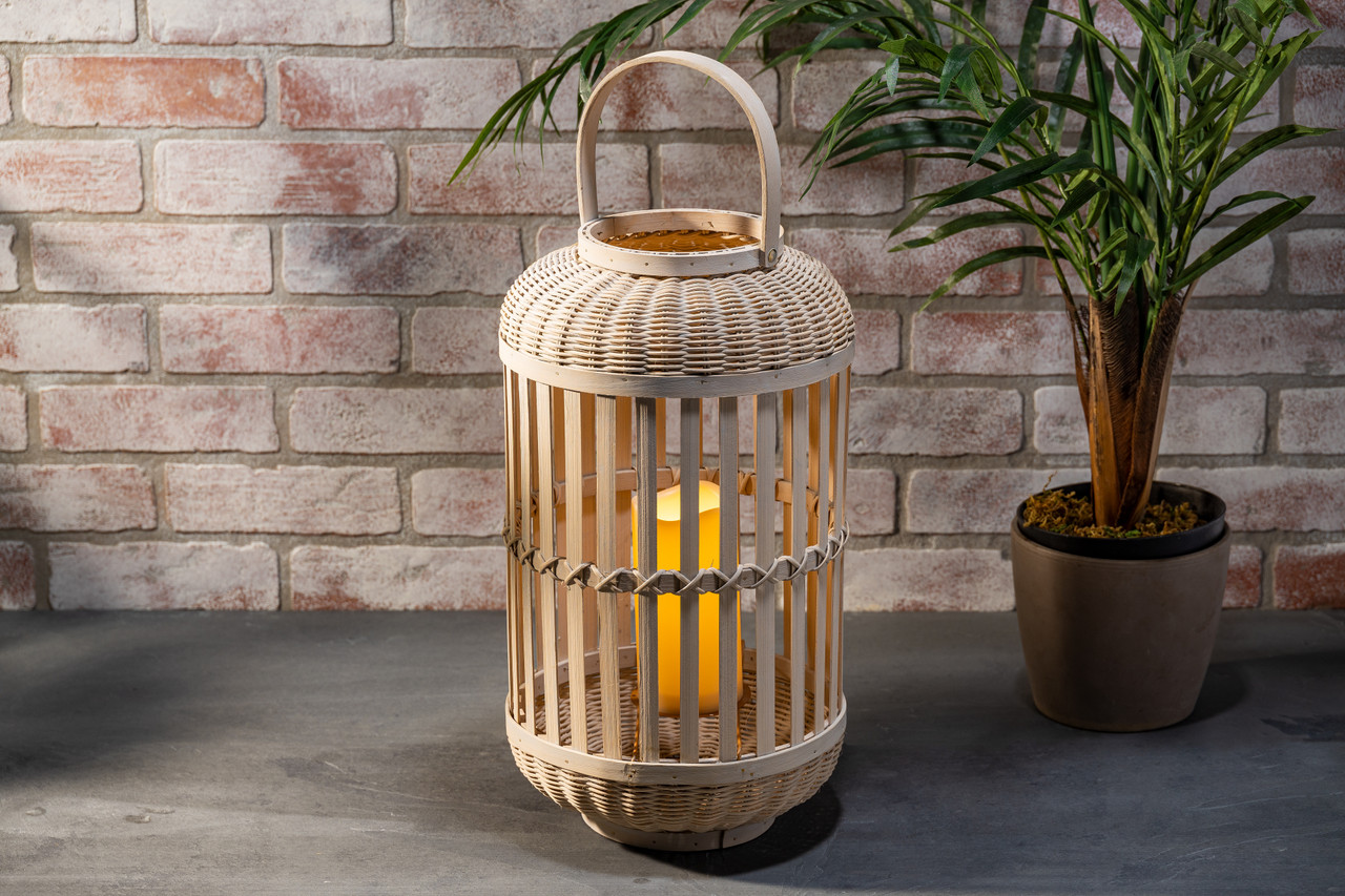 Natural Bamboo Lantern, Bamboo lantern, Handmade Bamboo Lamp, Eco-Friendly Home Decor, Wholesale. 2