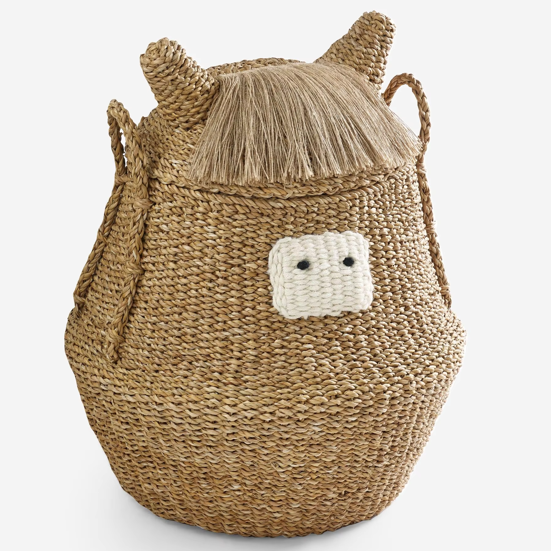 Natural Seagrass Laundry Basket Home accessories Natural materials that are safe for health and aesthetically pleasing wholesale 1