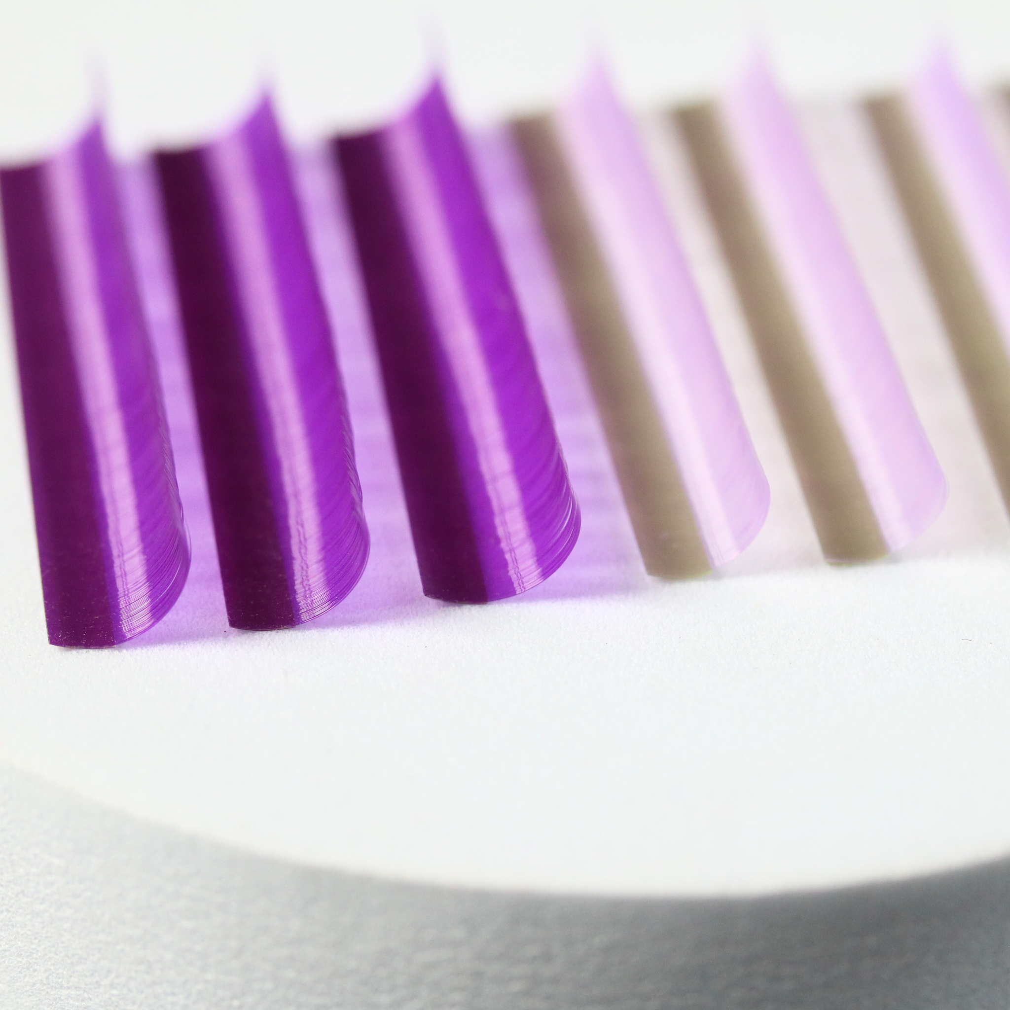 New Style Color Lashes Wholesale Customized Packaging As Request Lash Tray 100% Hand Made Lash Extensions 0.03 0.05 0.07mm 4