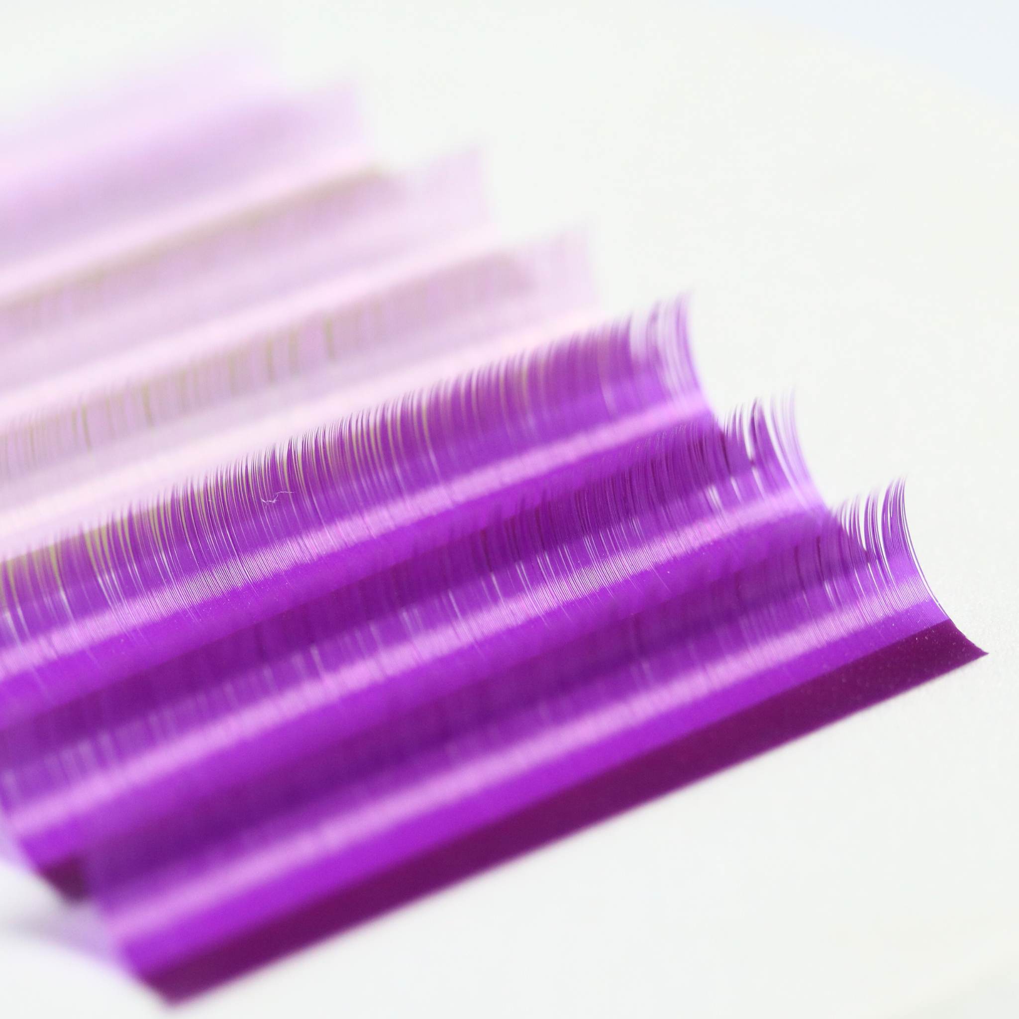 New Style Color Lashes Wholesale Customized Packaging As Request Lash Tray 100% Hand Made Lash Extensions 0.03 0.05 0.07mm 5
