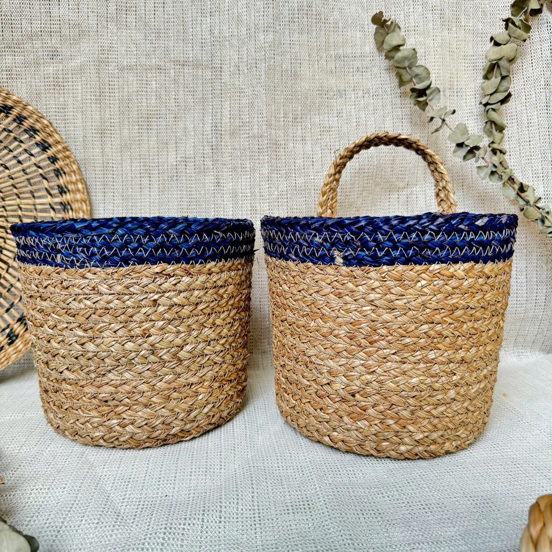 New Wholesale Picnic Basket Set Baskets Rattan Handmade Woven Insulated Food Kids Plastic Cheese and Wine Decorative Gift 7