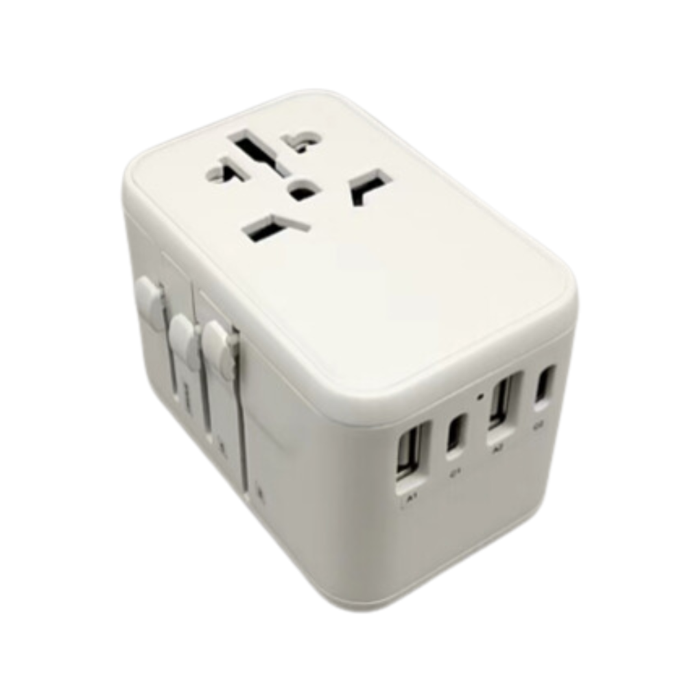 OEM ODM Service USB 3 Type-C Multi Travel Adaptor Plug Socket Universal Travel Plug Adapter Custom Color 3