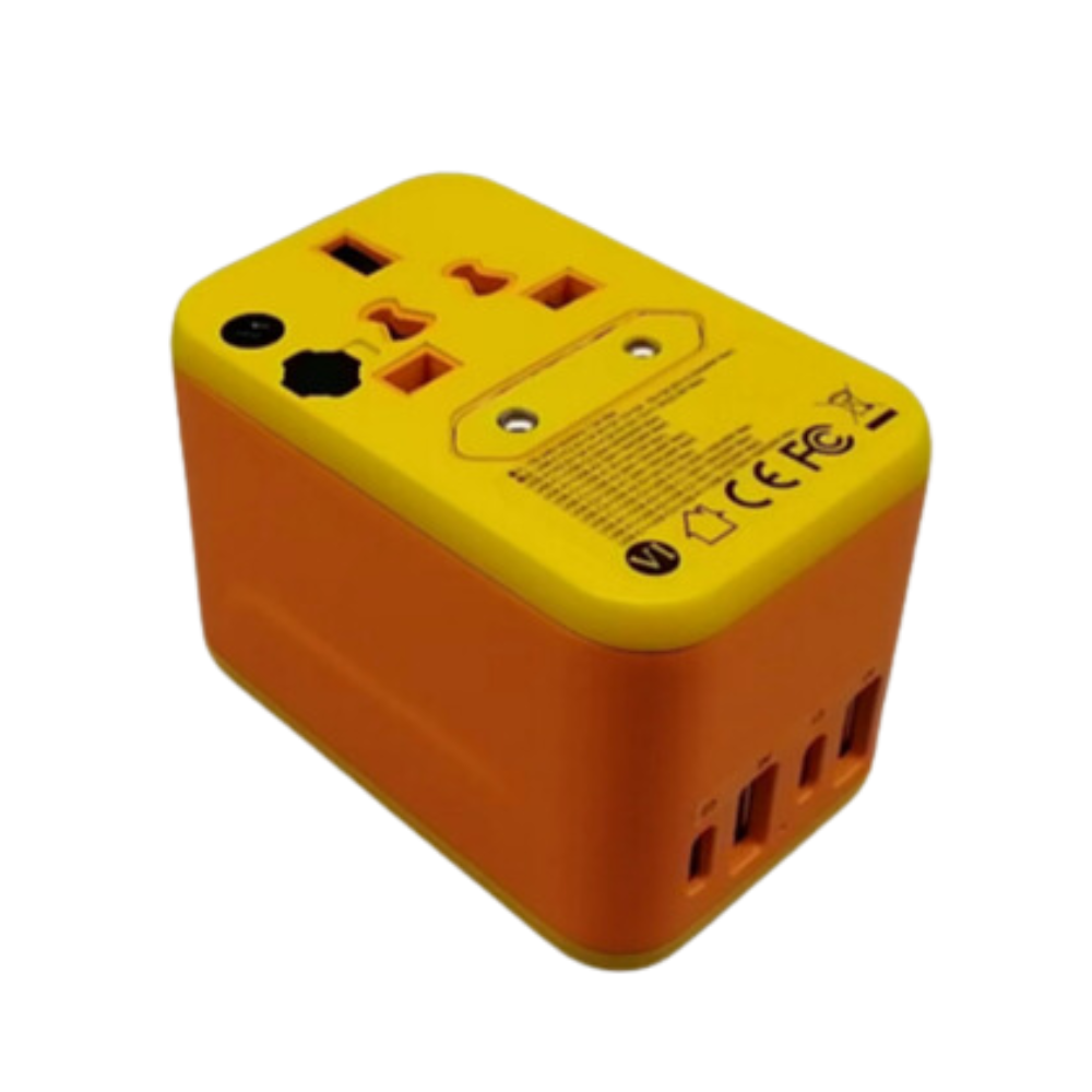 OEM ODM Service USB 3 Type-C Multi Travel Adaptor Plug Socket Universal Travel Plug Adapter Custom Color 6