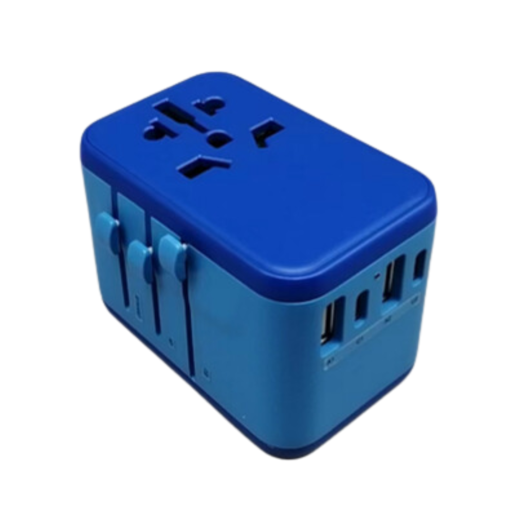 OEM ODM Service USB 3 Type-C Multi Travel Adaptor Plug Socket Universal Travel Plug Adapter Custom Color 1