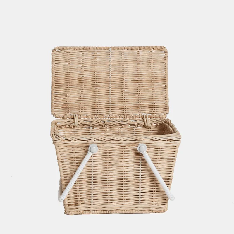 Picnic Rattan Basket, Home accessories, Natural materials that are safe for health and aesthetically pleasing, wholesale. 2
