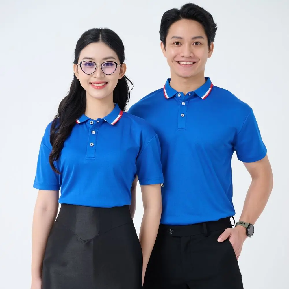 Polo Short Sleeve Mandarin Collar Slim Fit Stylish Collared Designs for All Ages,  Perfect for Casual and Professional Occasions 4
