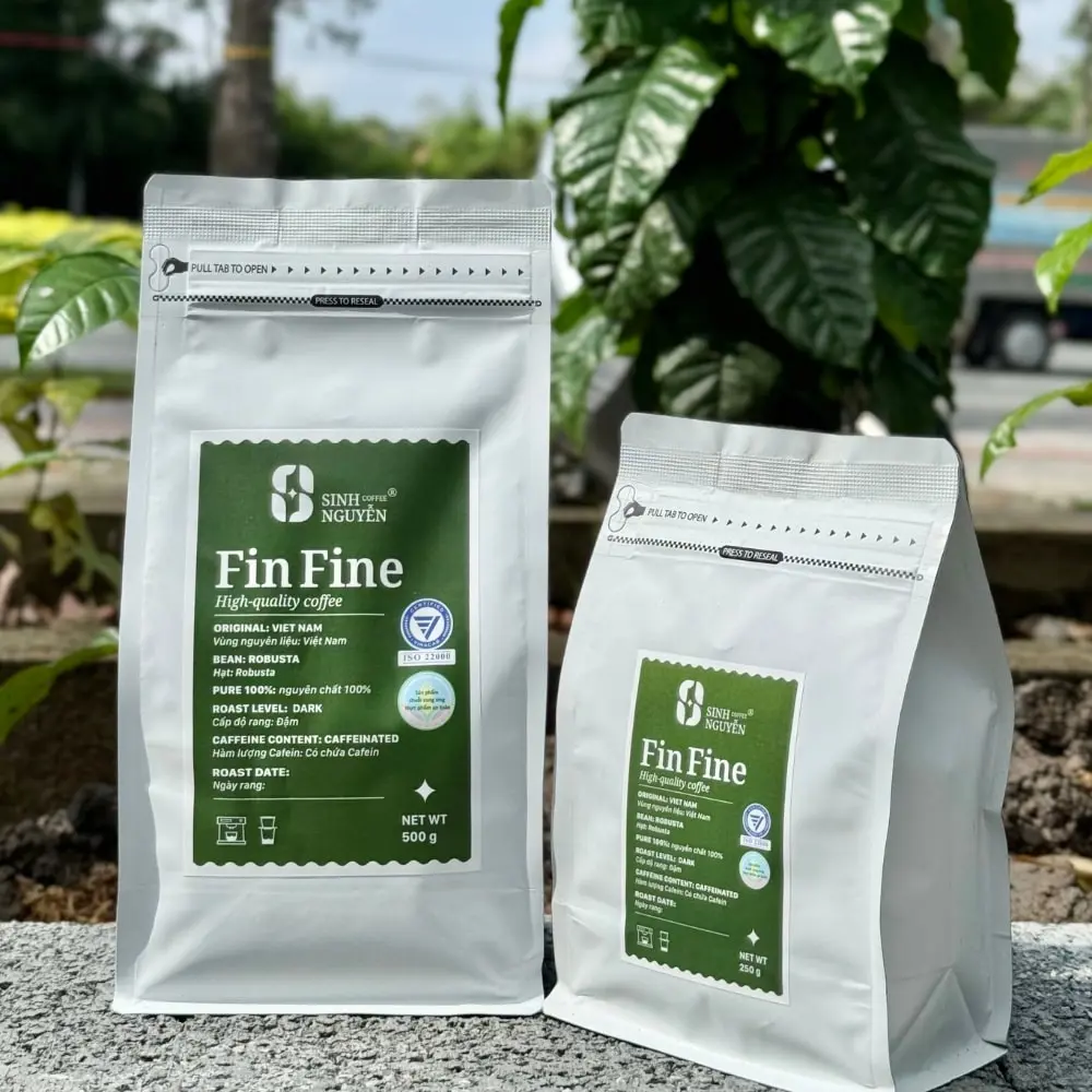 Premium 1kg Fast Delivery Whole Bean Filter Coffee Vietnam Manufacturer Good Price Classic Honey Taste Bag Packaging Wholesale 2