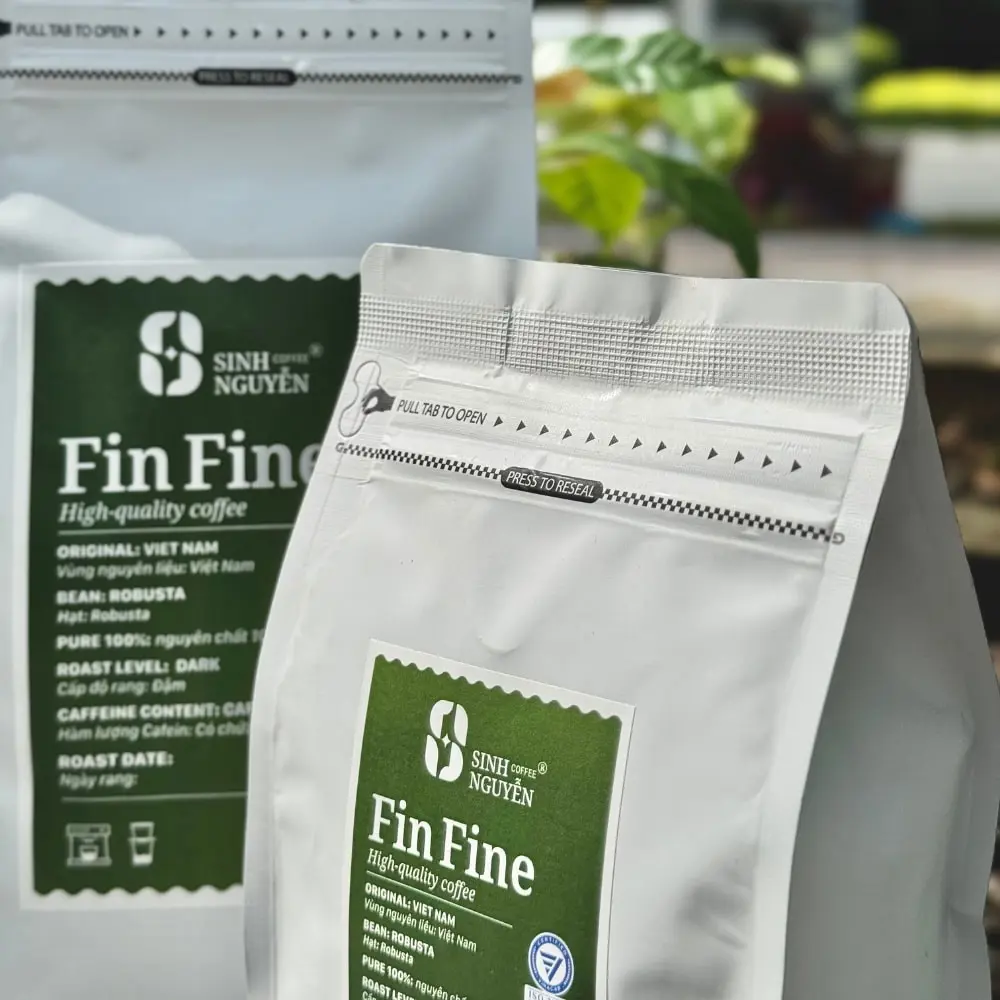 Premium 1kg Fast Delivery Whole Bean Filter Coffee Vietnam Manufacturer Good Price Classic Honey Taste Bag Packaging Wholesale 5