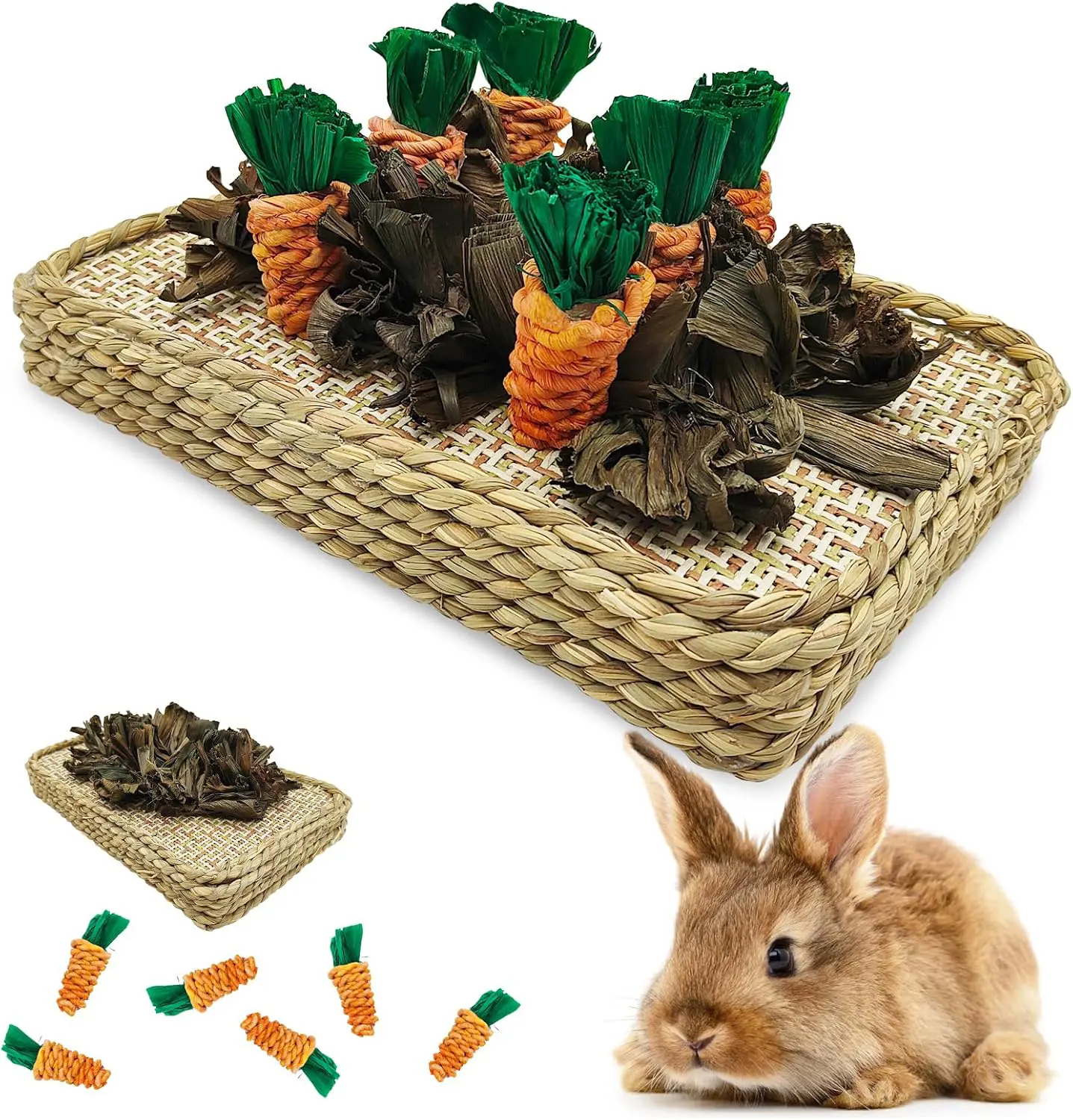 Rabbit Bunny Chew Toys Pet accessories made from natural materials and stylish home decoration, Wholesale. 1