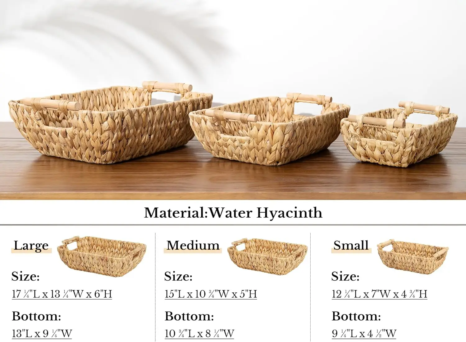 Rattan basket with handle, Storage basket, home organization accessory highly aesthetic, wholesale available. 3