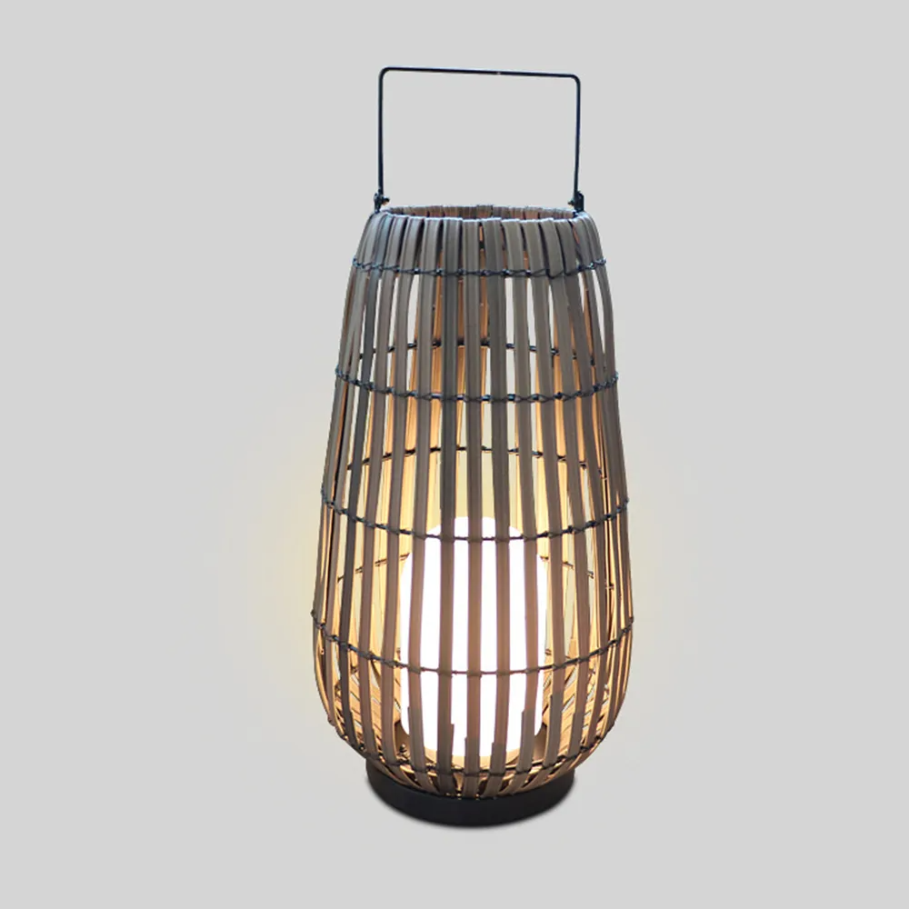 Rattan lantern handwoven, Rattan Lantern, Handmade Bamboo Lamp, Eco-Friendly Home Decor, Wholesale. 2