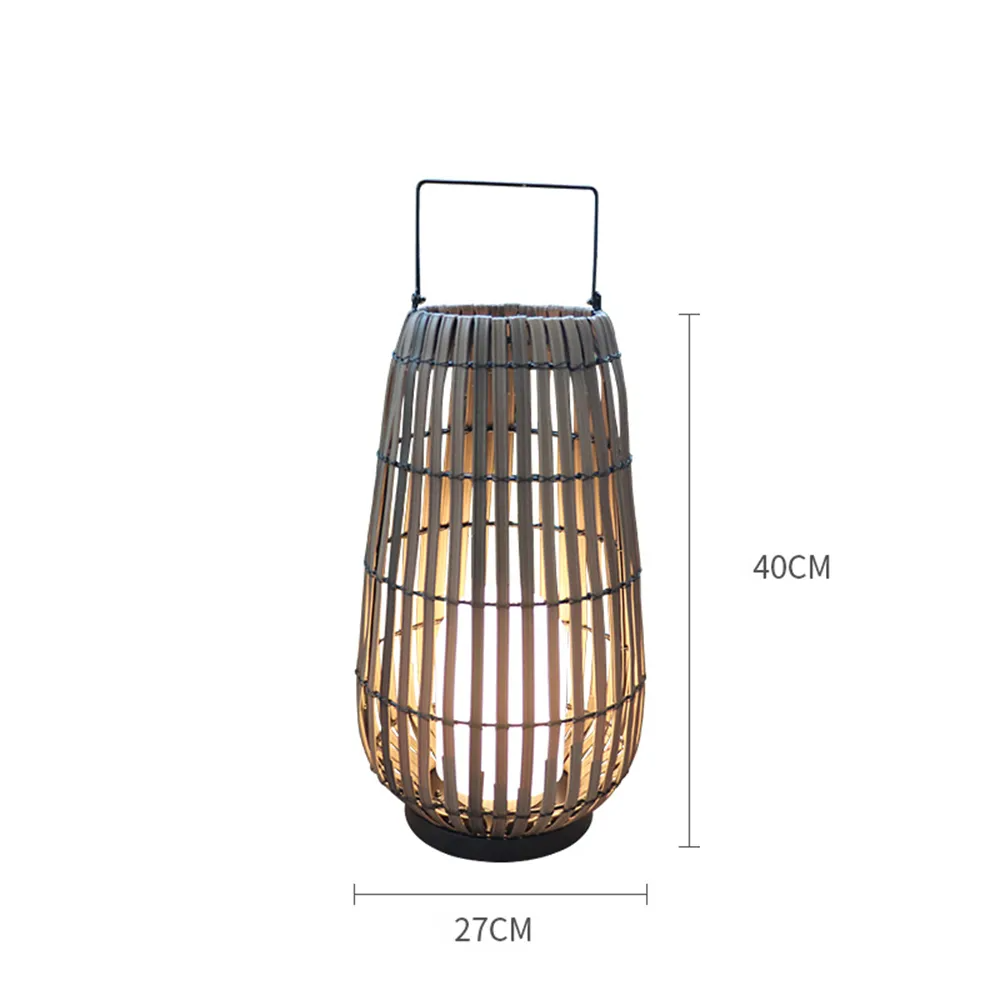 Rattan lantern handwoven, Rattan Lantern, Handmade Bamboo Lamp, Eco-Friendly Home Decor, Wholesale. 3