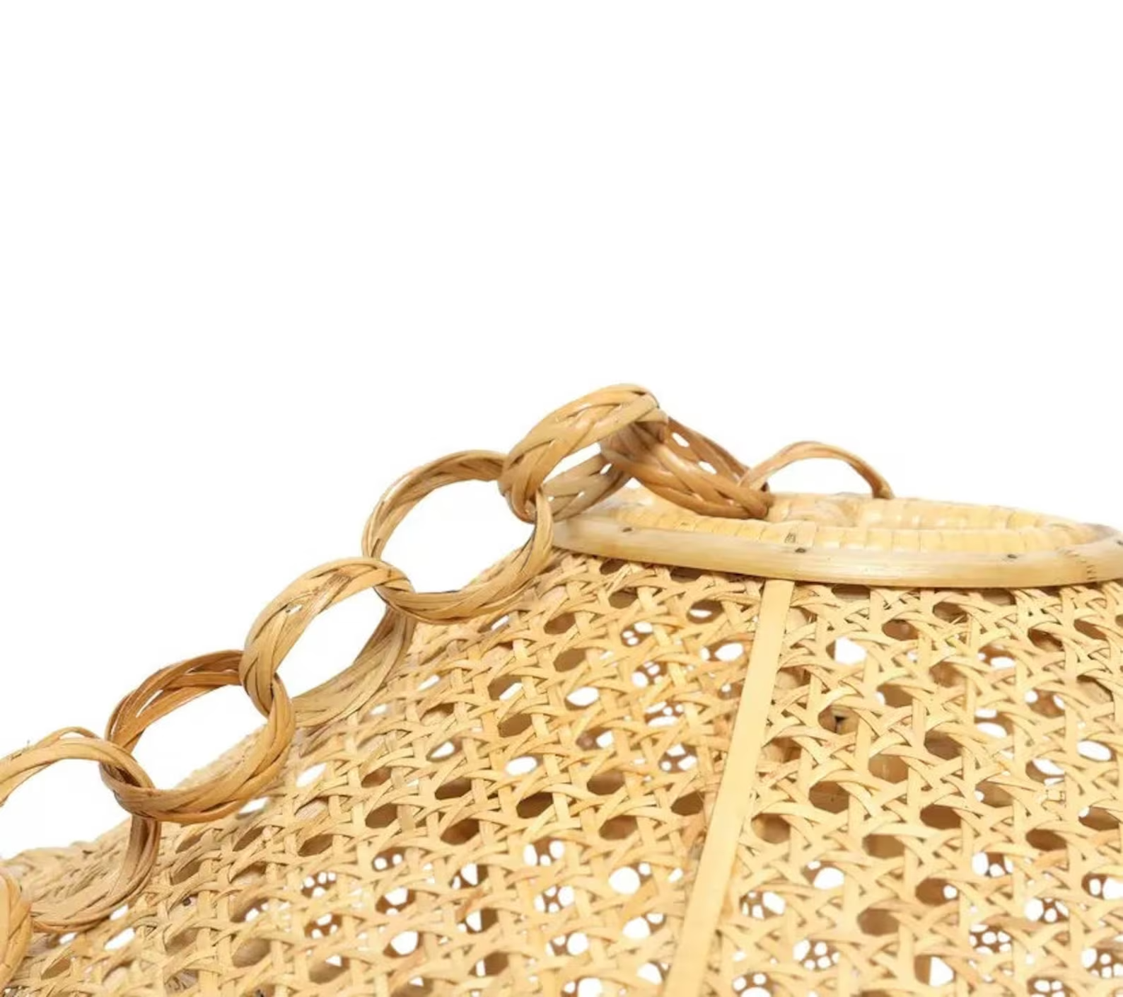 Rattan light fixture, rattan and cane light fixture, Handmade Bamboo Lamp, Eco-Friendly Home Decor, Wholesale. 2