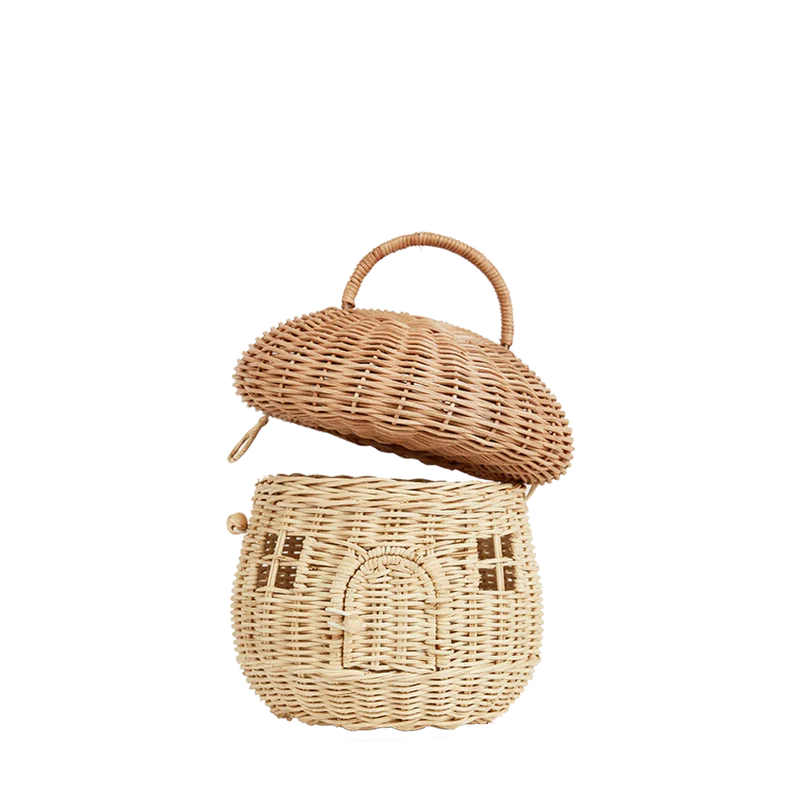 Rattan Mushroom Basket, Home accessories, Natural materials that are safe for health and aesthetically pleasing, wholesale. 1