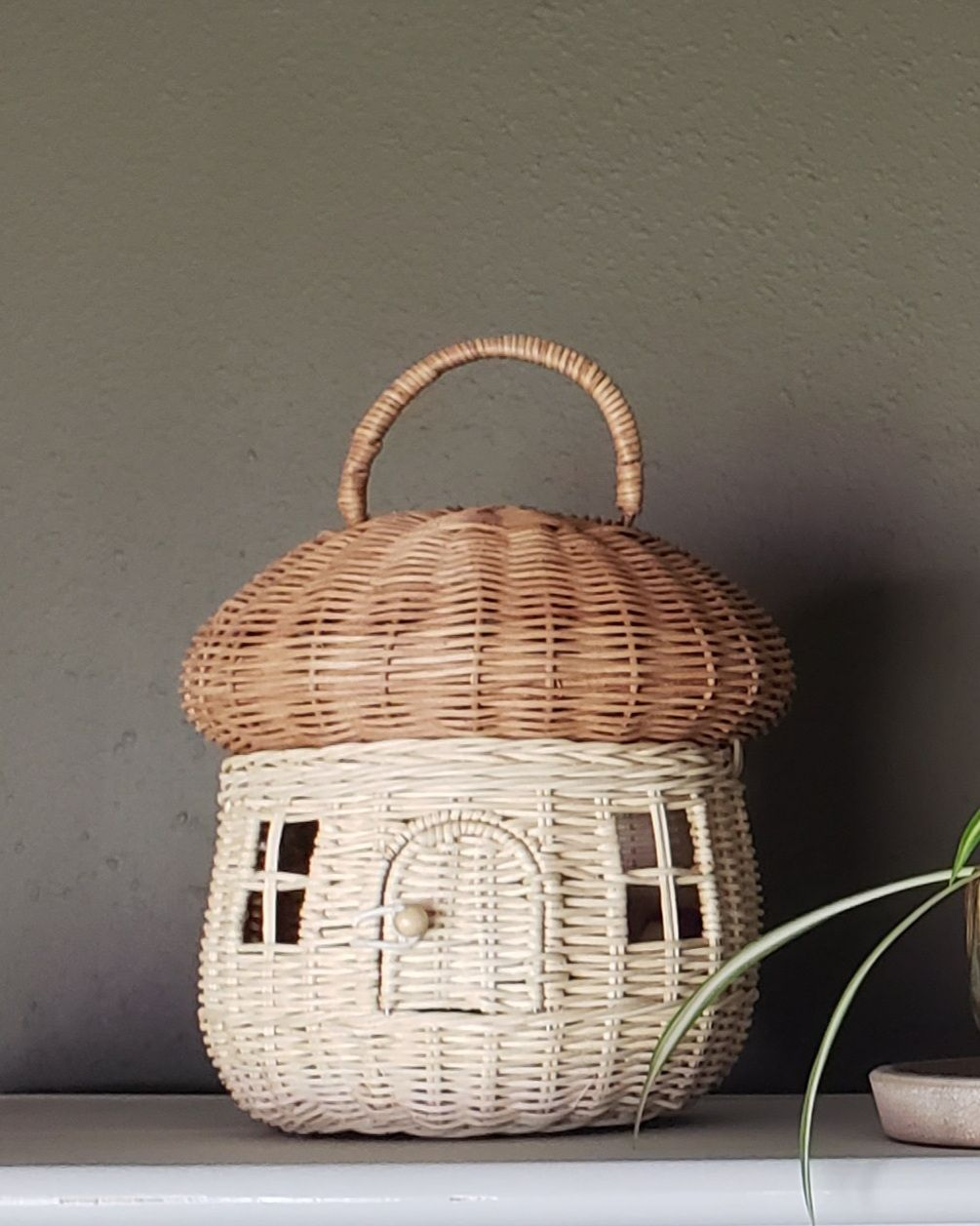 Rattan Mushroom Basket, Home accessories, Natural materials that are safe for health and aesthetically pleasing, wholesale. 5