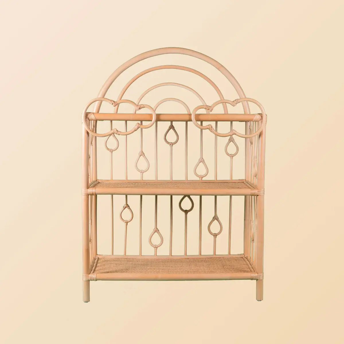 Rattan Shelf kids made from natural materials, customizable in size upon request, eco-friendly, durable, and elegant. 1