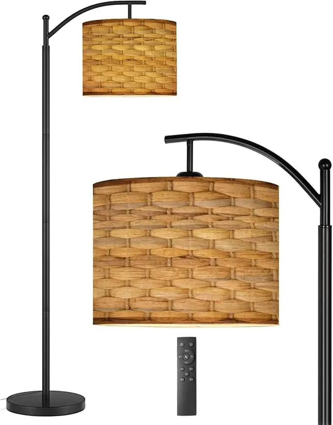 Reading light water hyacinth floor lamp, Lamps made from handmade materials, home decoration accessories, wholesale. 1