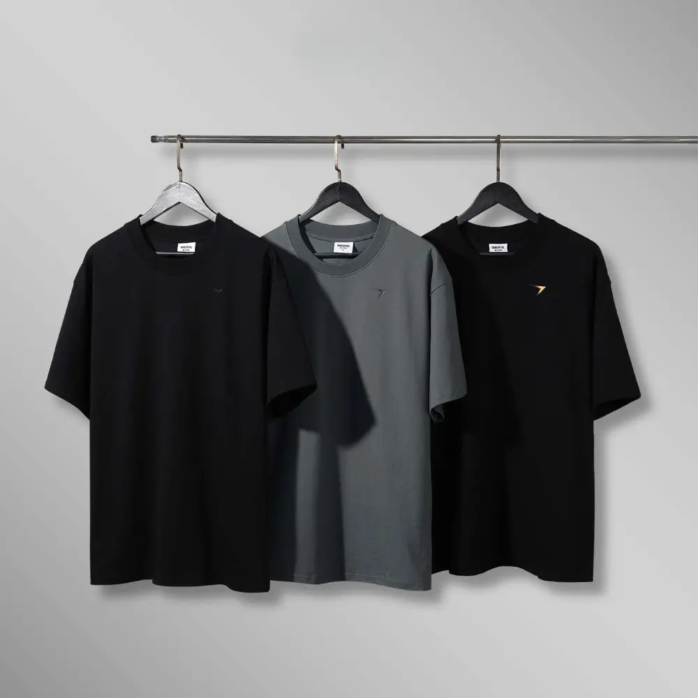 Reasonable Price Gym Clothes Men Oversized T-shirt OEM ODM Cotton Slim Fit Customization From Vietnam Manufacturer Fast Delivery 5