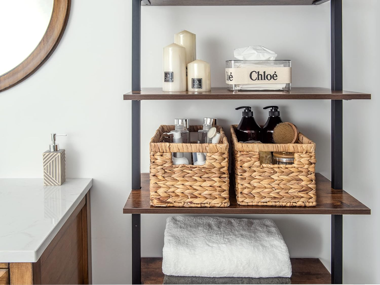 Rectangular basket set, Storage basket, home organization accessory highly aesthetic, wholesale available. 3