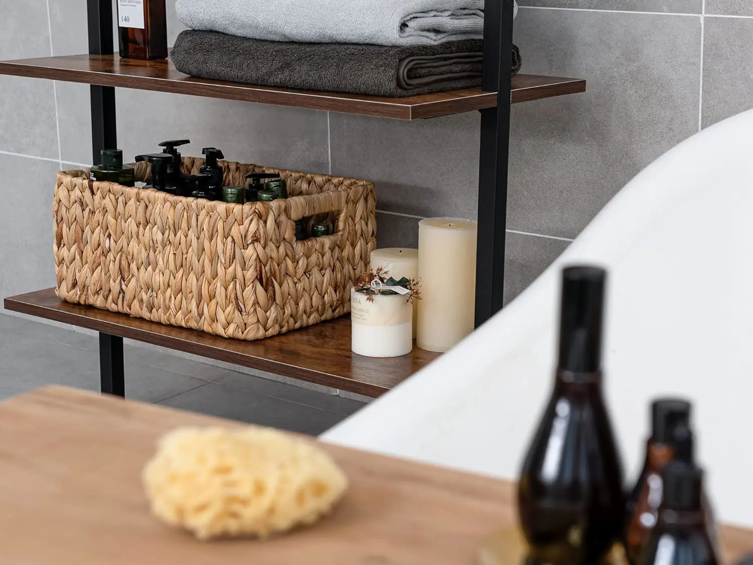 Rectangular basket set, Storage basket, home organization accessory highly aesthetic, wholesale available. 6