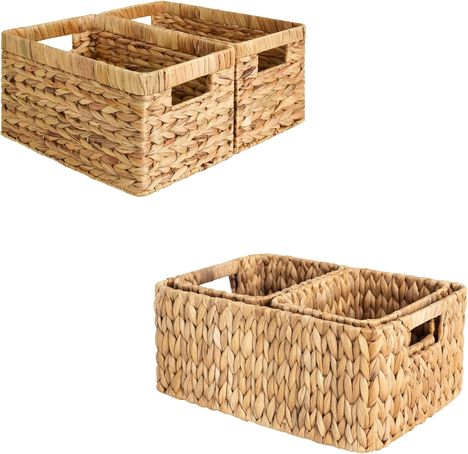 Rectangular basket set, Storage basket, home organization accessory highly aesthetic, wholesale available. 1