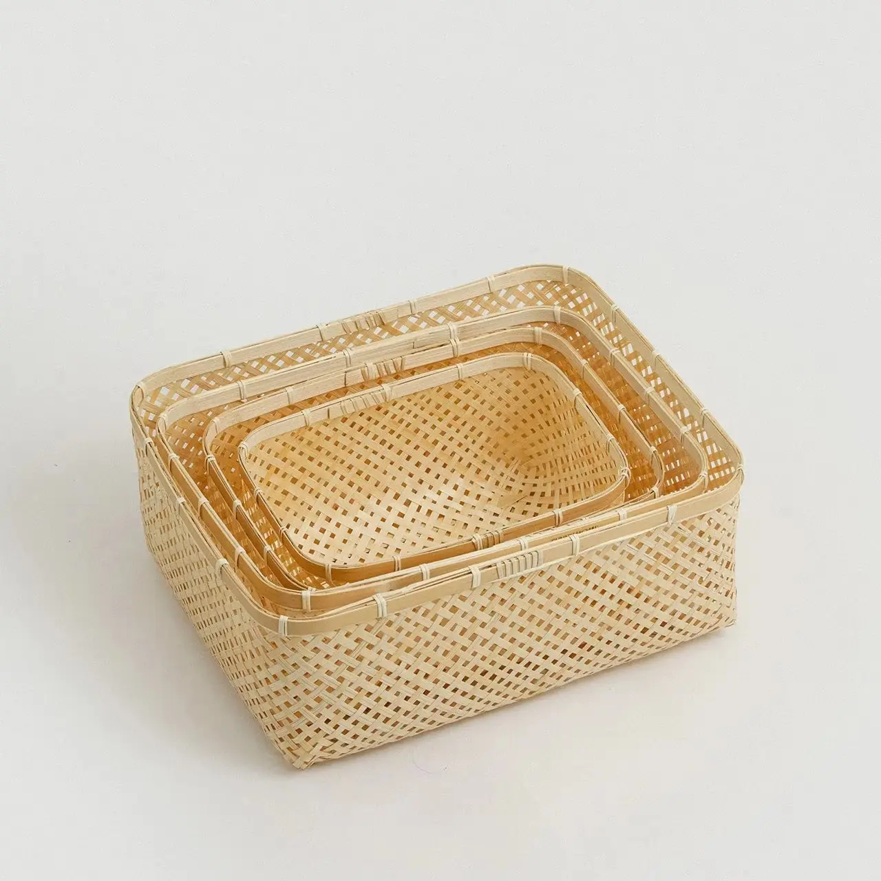 Rectangular storage basket, Multi-purpose storage basket, home organization accessory, highly aesthetic, wholesale available. 3