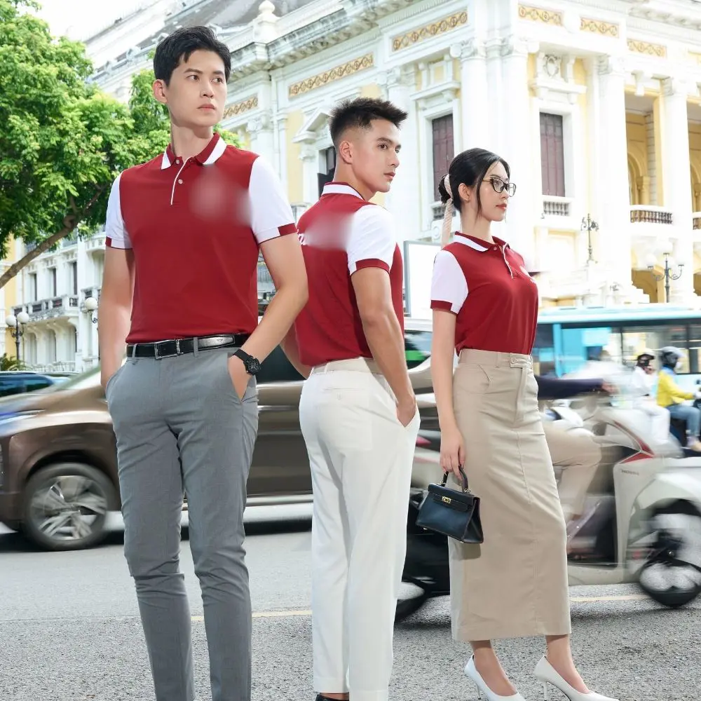 Regular Fit Polo Shirts: Comfortable, Relaxed Design with Slightly Fitted Chest Shoulders for Confident, Professional Appearance 4