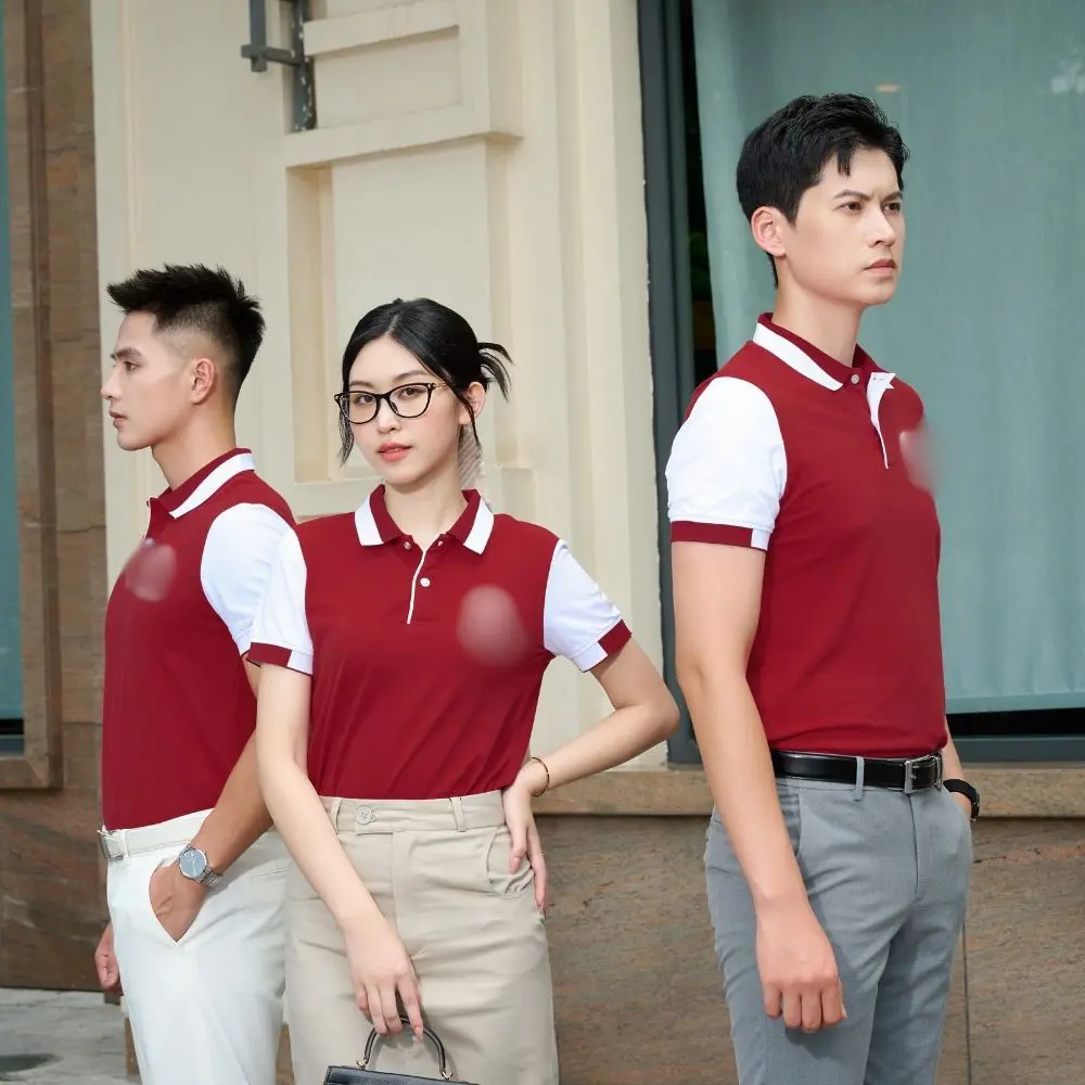 Regular Fit Polo Shirts: Comfortable, Relaxed Design with Slightly Fitted Chest Shoulders for Confident, Professional Appearance 1