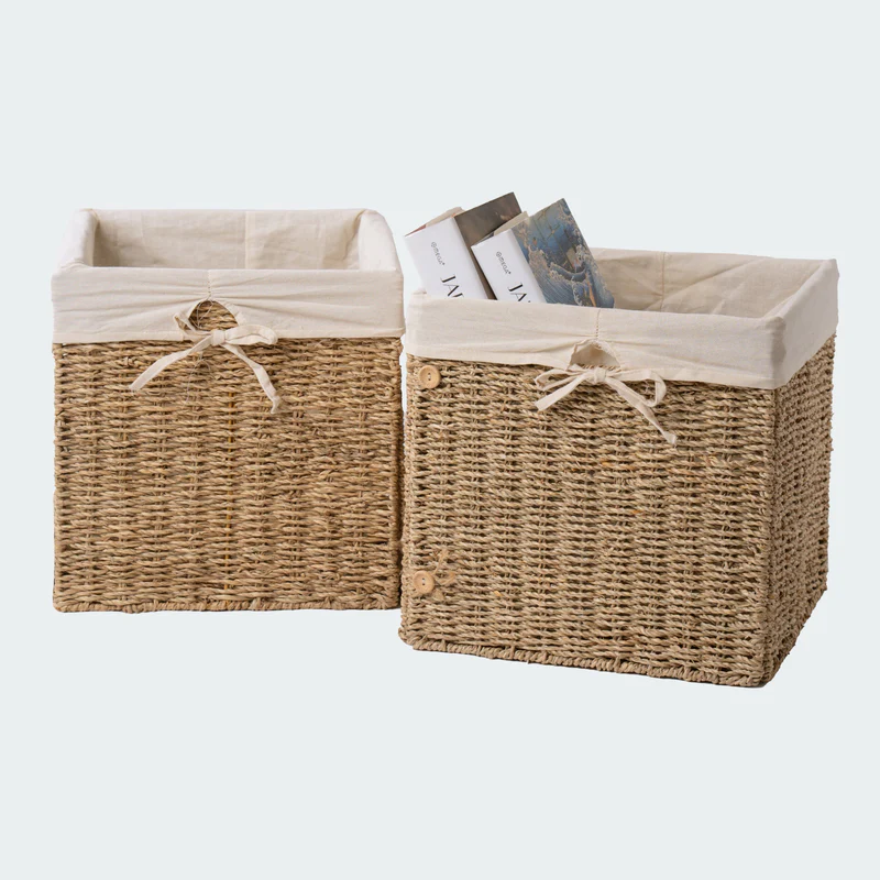 Removable square storage basket, Multi-purpose storage basket home organization accessory highly aesthetic wholesale available 4