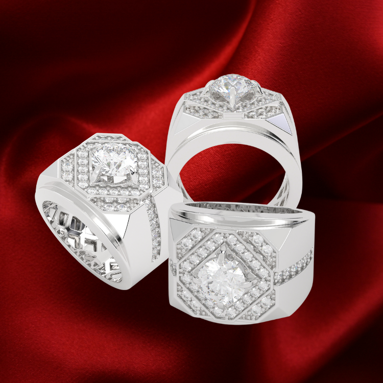Ring Jewelry Factory Price Low 8A Zircon Chic Silver Band Ruby Custom Size Vietnam Manufacturer 5