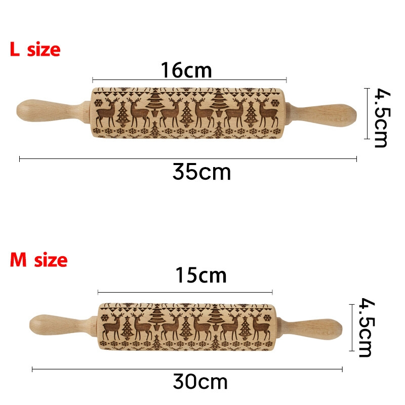 Rolling pin made from natural, eco-friendly materials, crafted from rattan bamboo and other durable exquisite material 4