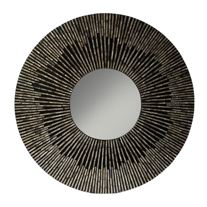 Round bottle mosaic wall mirror, wall hanging, home decor, highly aesthetic home decoration accessories, wholesale. 1