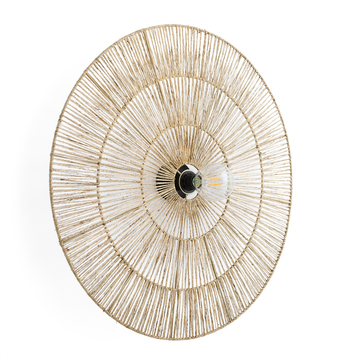 Round Seagrass Wall Lamp, Lamps made from handmade materials, home decoration accessories, wholesale. 1