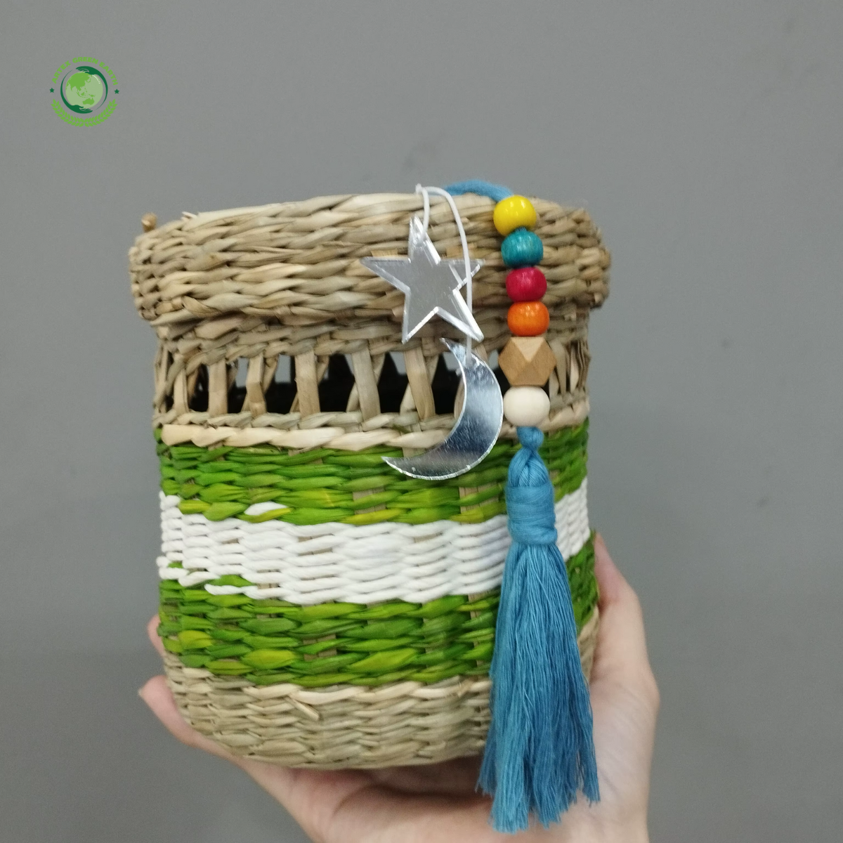 Seagrass woven basket, Home accessories Natural materials that are safe for health and aesthetically pleasing wholesale. 4