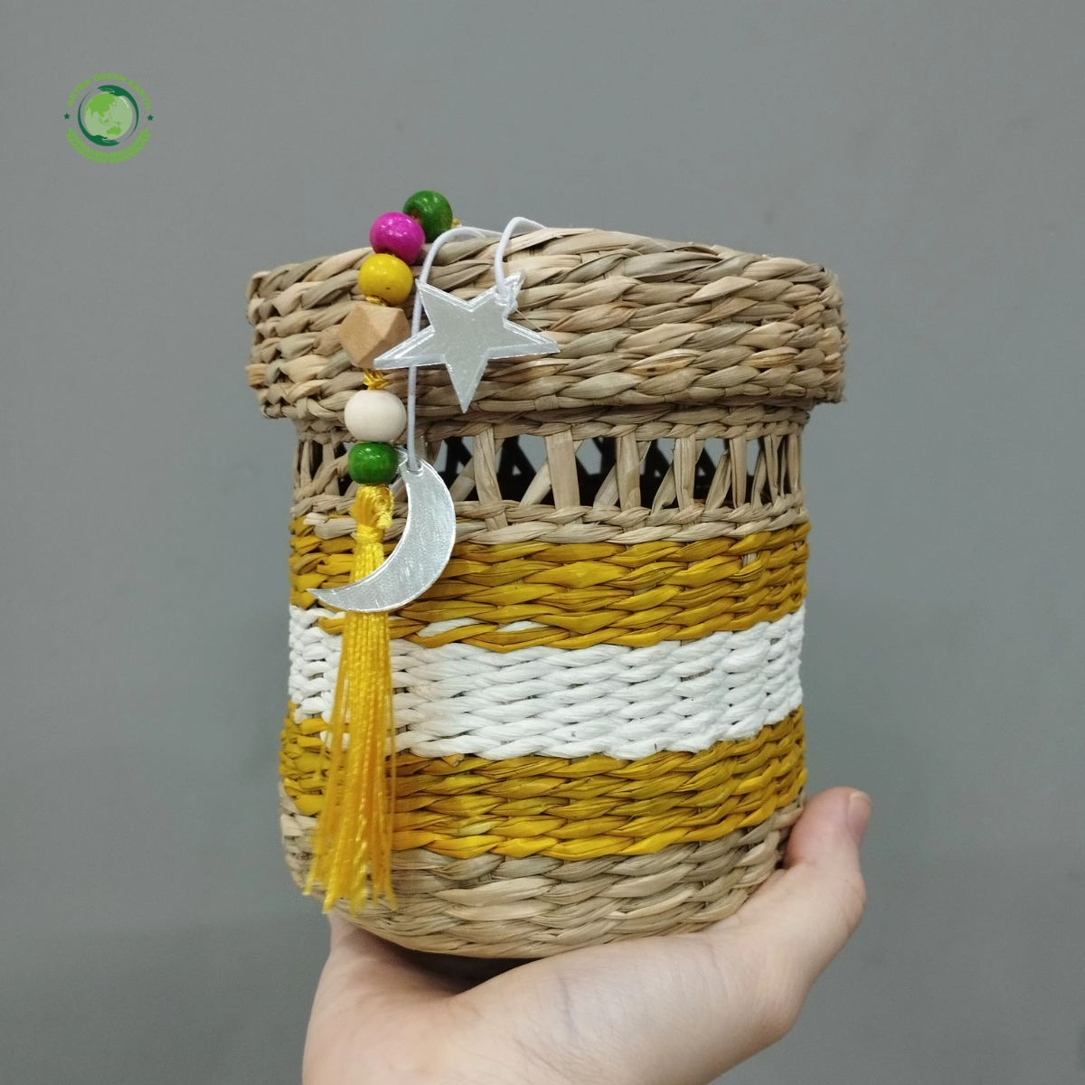 Seagrass woven basket, Home accessories Natural materials that are safe for health and aesthetically pleasing wholesale. 3