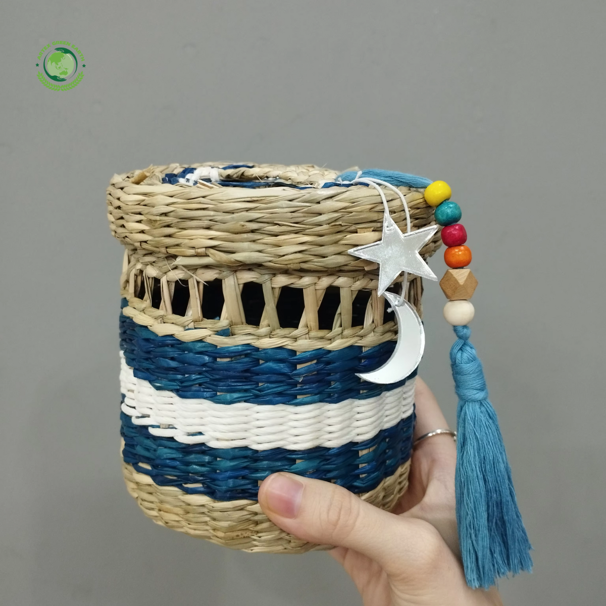 Seagrass woven basket, Home accessories Natural materials that are safe for health and aesthetically pleasing wholesale. 6