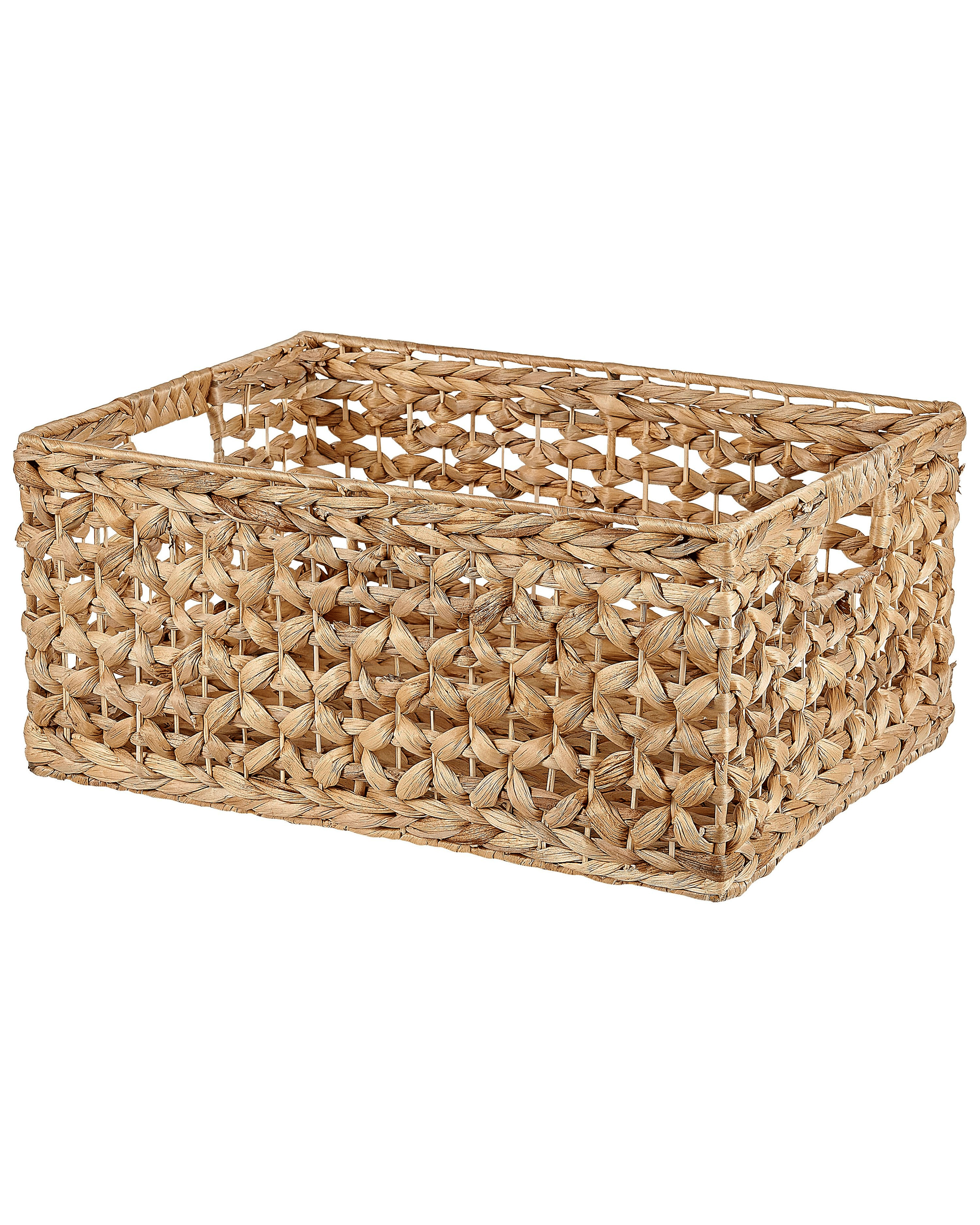 Set of 3 Water Hyacinth Baskets, Storage basket, home organization accessory highly aesthetic, wholesale available. 3