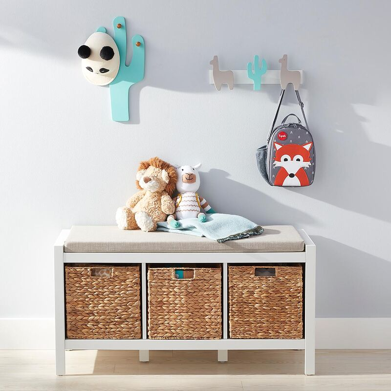 Square basket Hand woven basket, Storage basket, home organization accessory highly aesthetic, wholesale available. 6