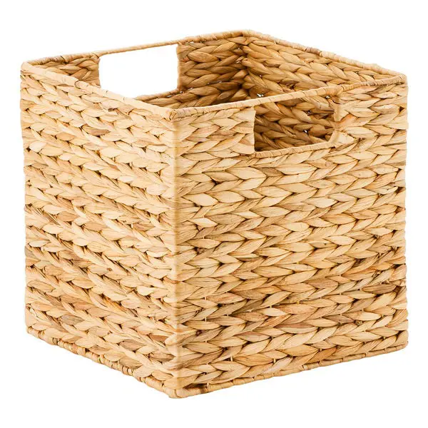 Square basket Hand woven basket, Storage basket, home organization accessory highly aesthetic, wholesale available. 1