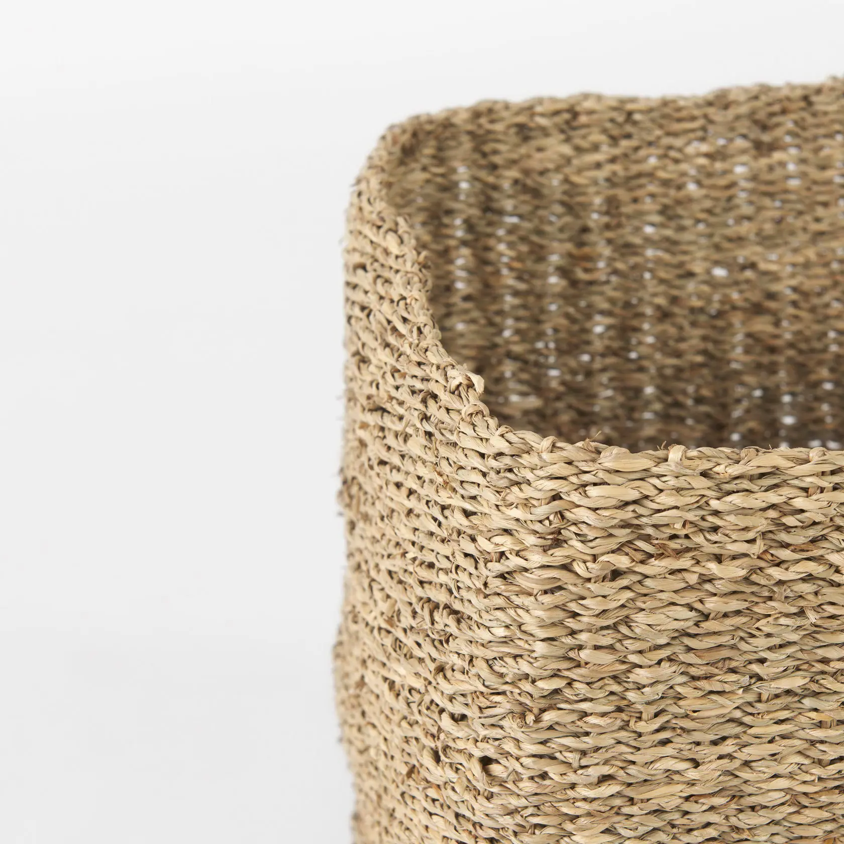 Square Seagrass Basket, Multi-purpose storage basket, home organization accessory, highly aesthetic, wholesale available. 4