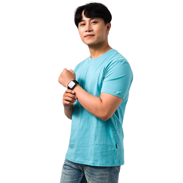 T-shirt Manufacturer Men's Clothing Sustainable Man T-shirt 100% Cotton Casual Gold Rhino T-shirts For Men Made In Vietnam 1